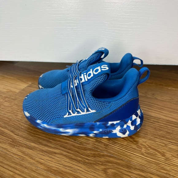 Adidas Kids Blue Slip-On Sneakers Size 10K | Lightweight Play Shoes - Picture 4 of 7